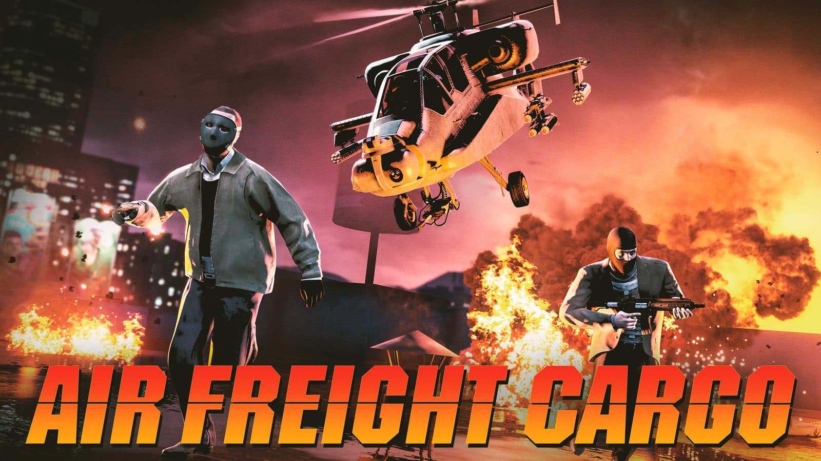Official GTA Online Air Freight Cargo artwork