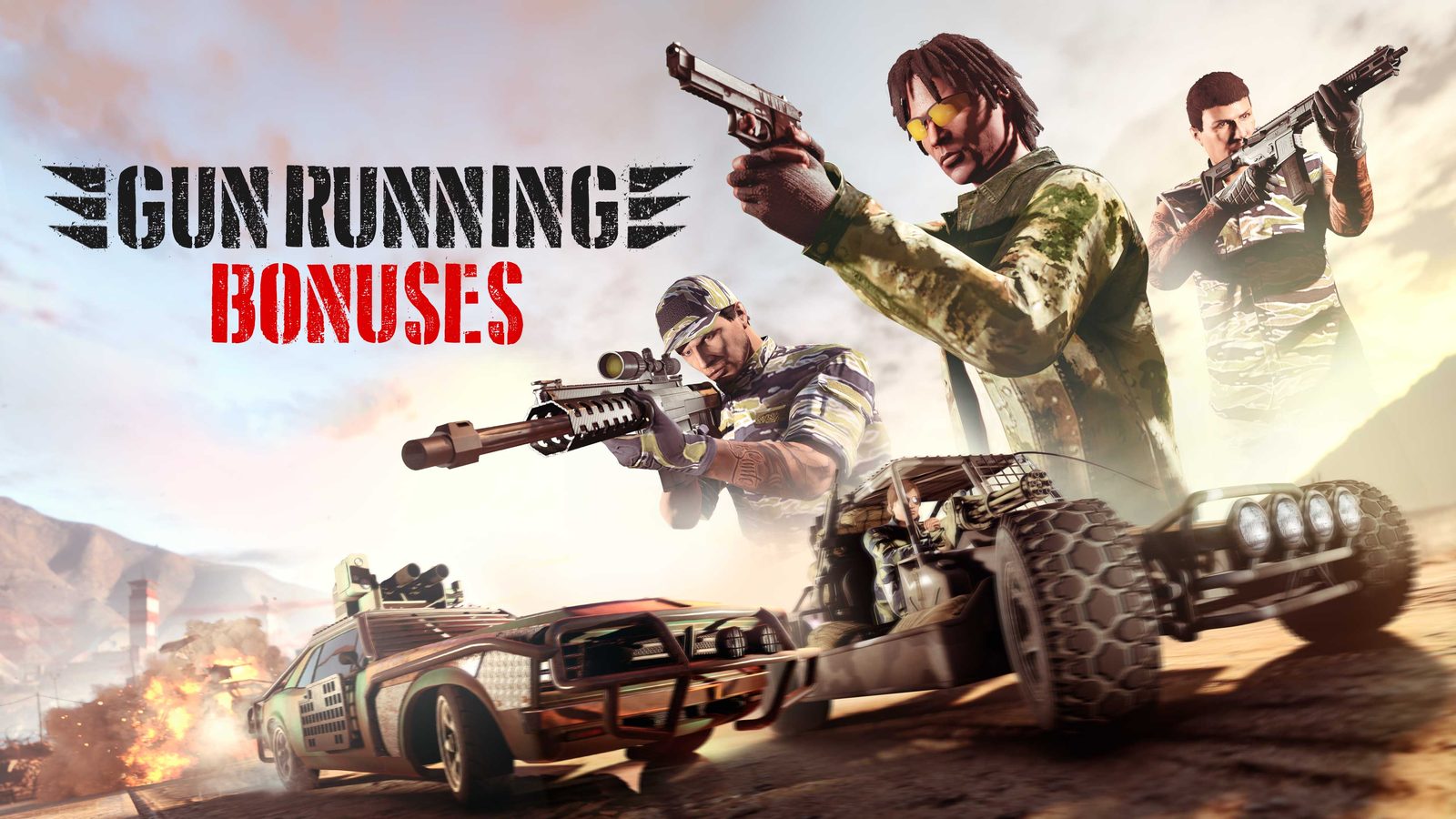 Official GTA Online Gunrunning Bunker artwork