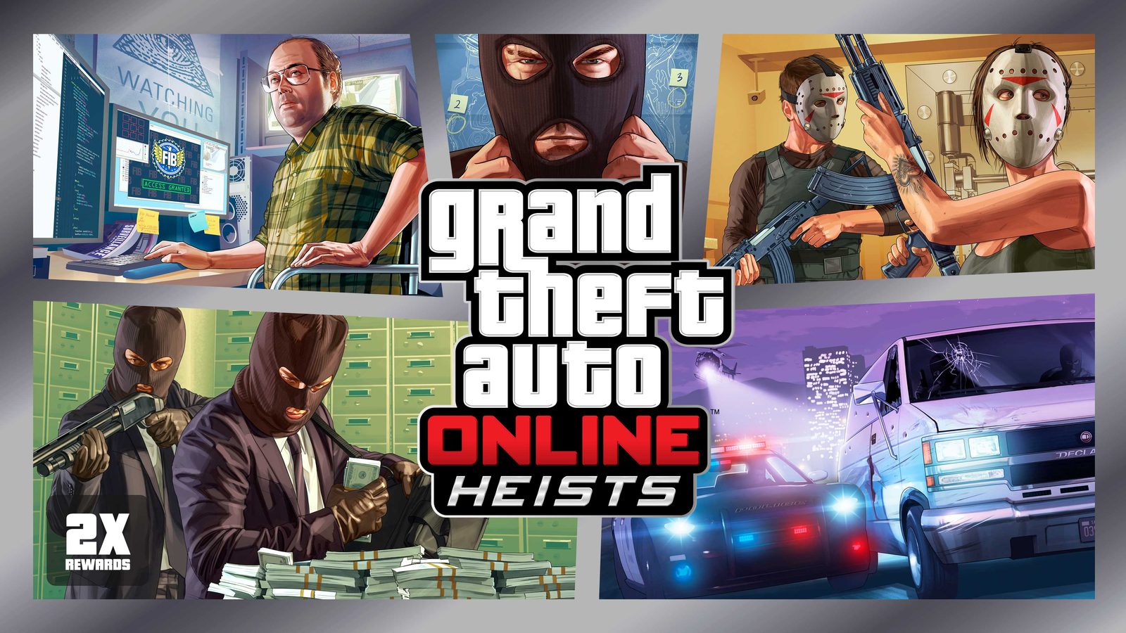 Official GTA Online Original Heists artwork